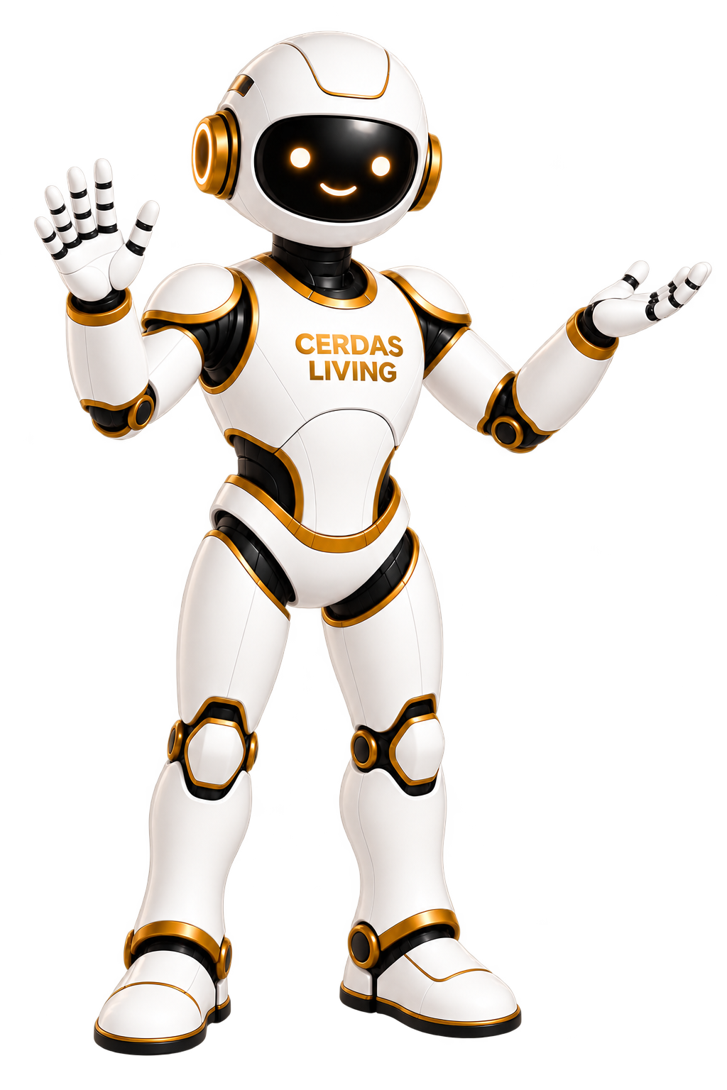 Robot AI Cerdas Sedang Ingin Menyapa Setelah Kepergian Satelitenya