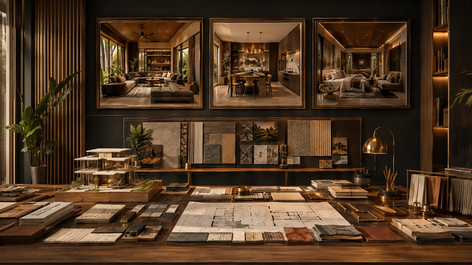 Interior ruang keluarga elegan dan mewah CerdasLiving