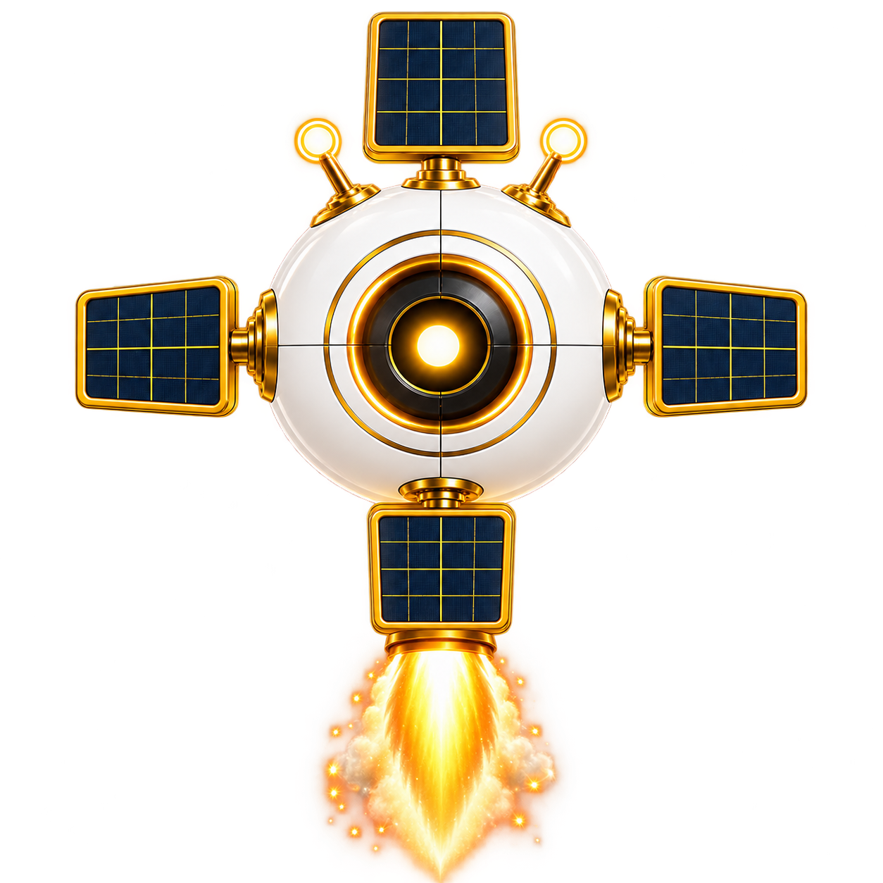 Satelit Cerdas meluncur ke bola ecosystem